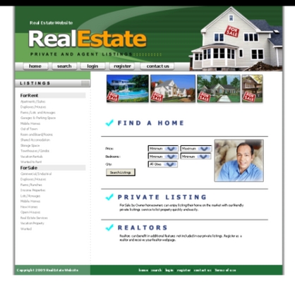 Product picture Real Estate Sript Your OwnWebsite